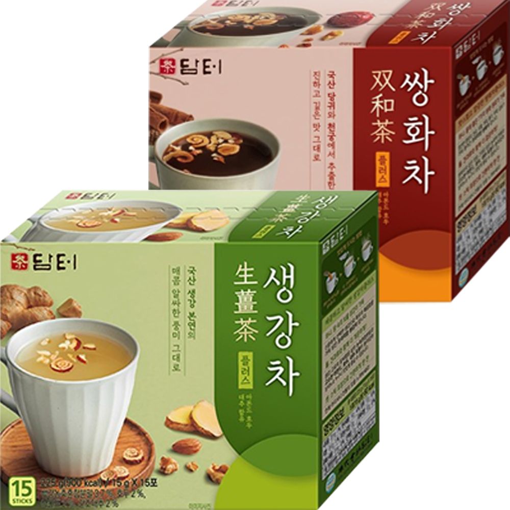 오늘의쇼핑은 담터 생강차 15T+쌍화차 15T