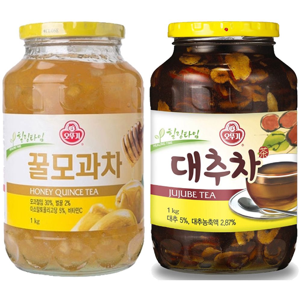 오늘의쇼핑은 오뚜기 꿀모과차 1kg + 오뚜기 대추차 1kg