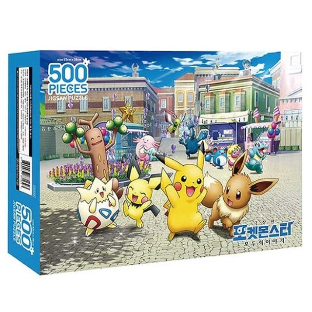 포켓몬스터 직소퍼즐 500pcs _ 피카츄와 친구들