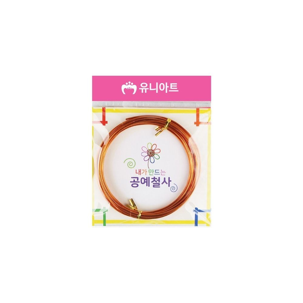 오늘의쇼핑은 유니아트 내맘대로 공예철사 1.5mm 주황