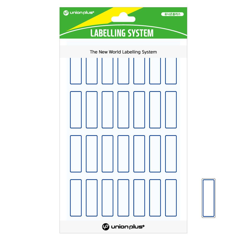 오늘의쇼핑은 유니온 견출지 일반 11x32 (UL-112) (청색) (10매입)