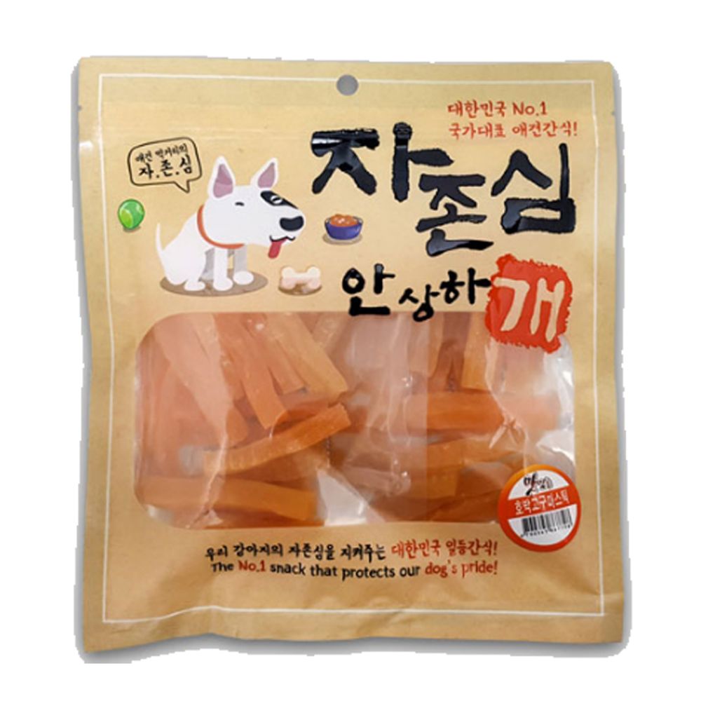 오늘의쇼핑은 강아지 자존심 200g 1P 반려견 육포 사사미 트릿