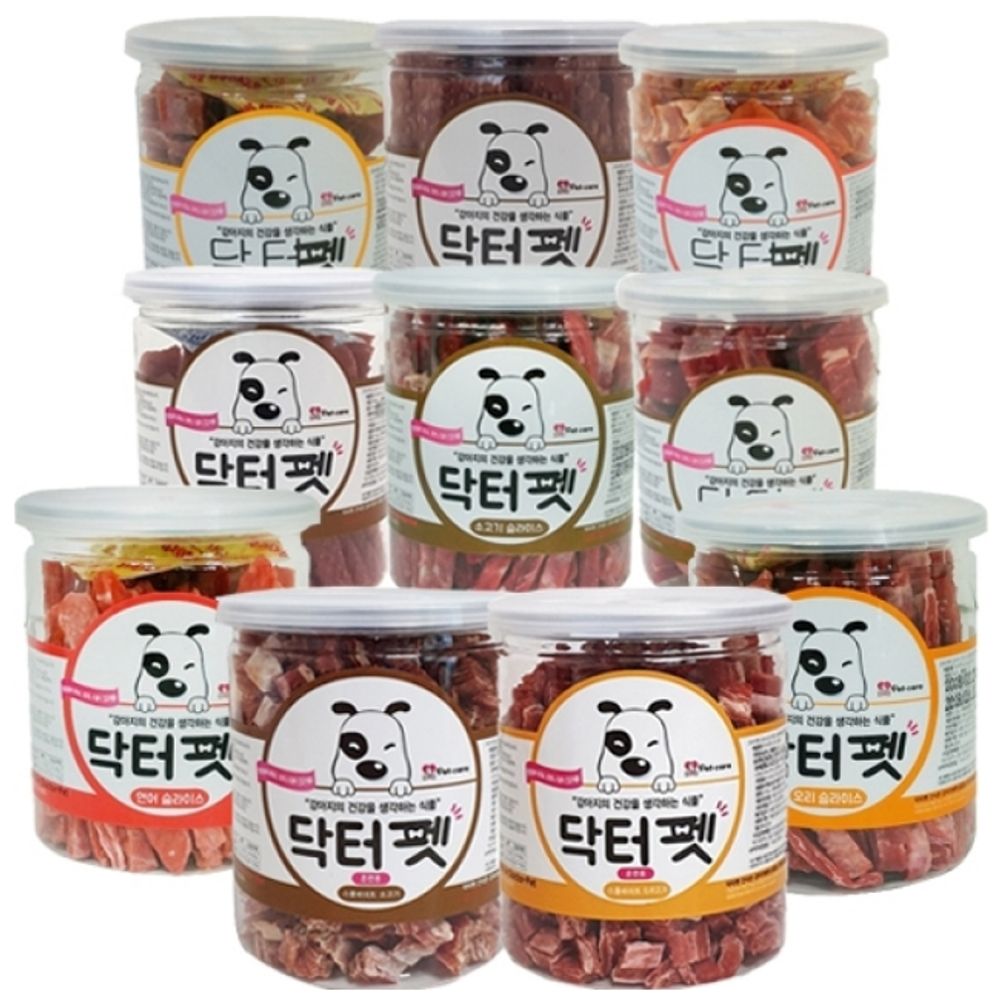 오늘의쇼핑은 강아지 닥터펫 간식 200g 6P 육포 훈련용 노즈워크