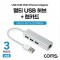 USB 2.0 허브 랜카드 USB 3포트 3Port 랜 LAN RJ45 1 1번째 이미지