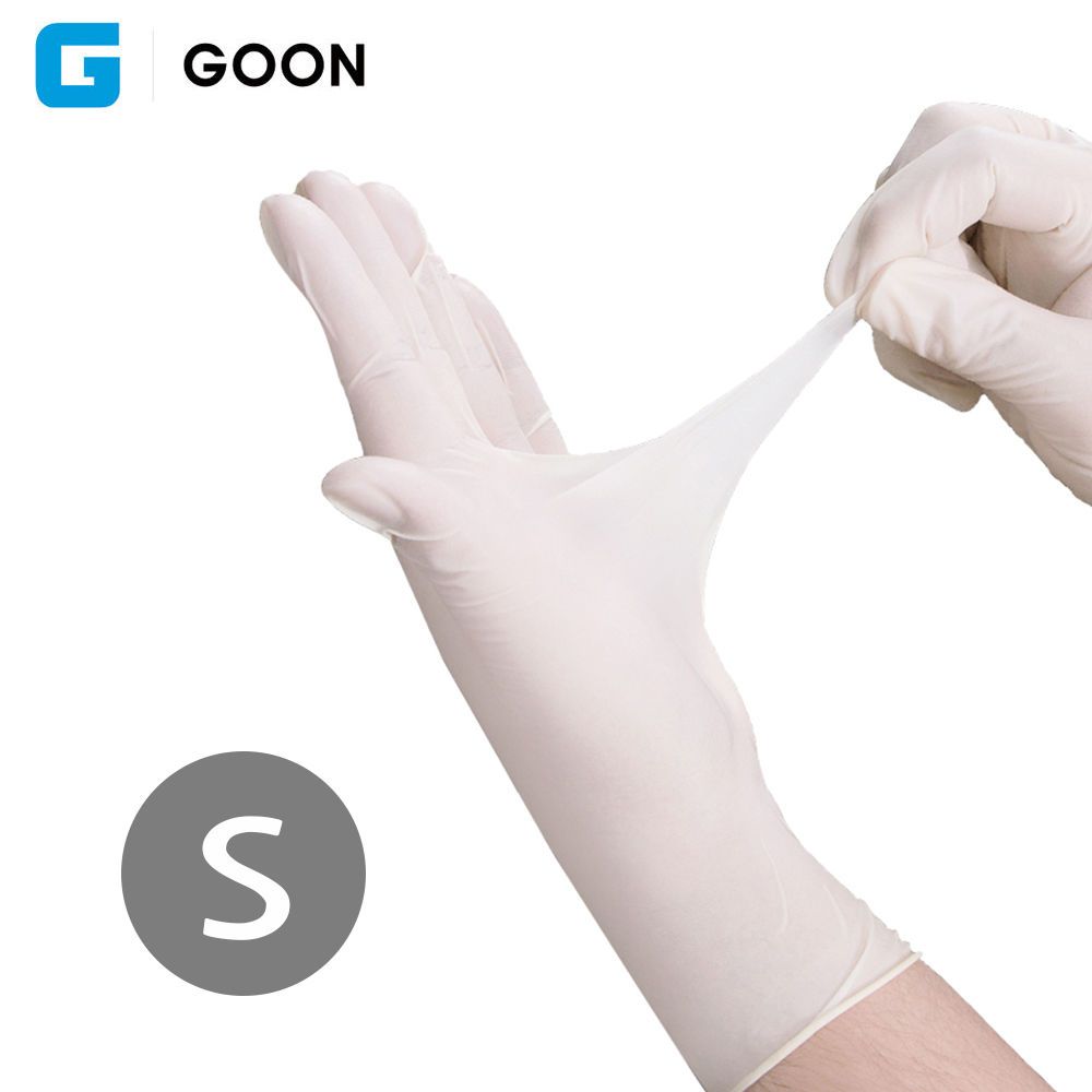 오늘의쇼핑은 GOON 라텍스 장갑 (식품 다용도) (S) (100매입)