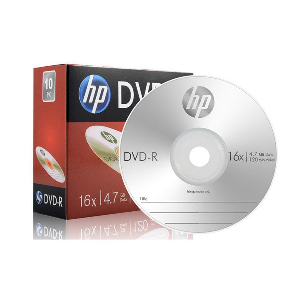 오늘의쇼핑은 HP Media DVD-R 16x 4.7GB 1P 슬림 케이스 10장