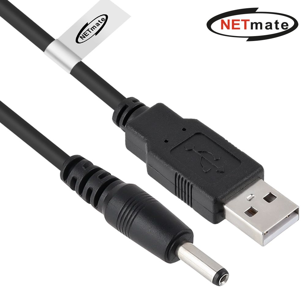 (Netmate) USB DC전원 케이블 1M(24W/3.5/1.4)