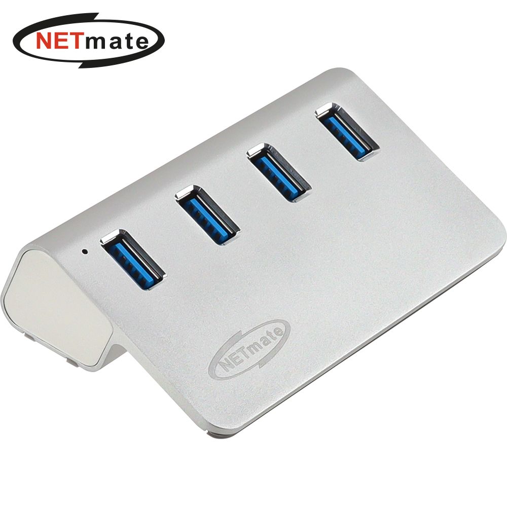 오늘의쇼핑은 (Netmate) 알루미늄 USB 3.2 4포트 USB허브(유전원)