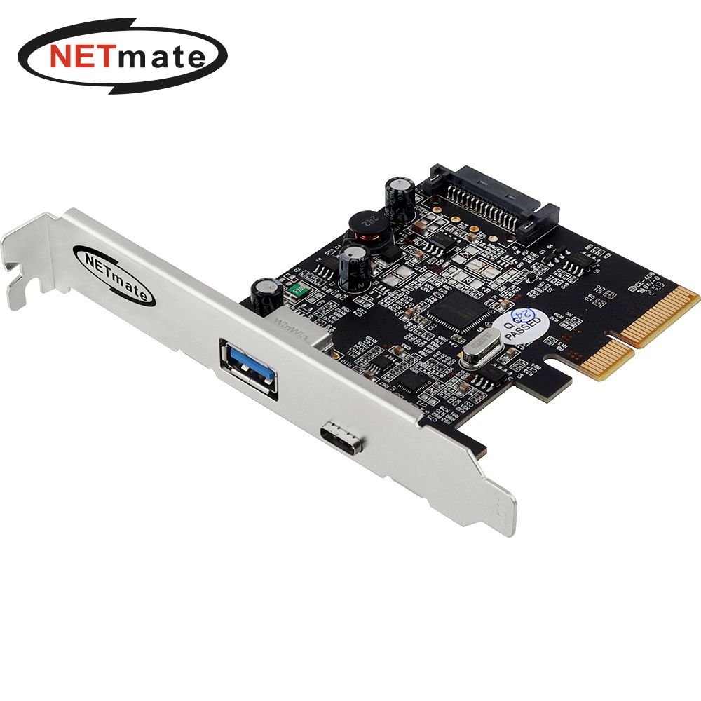 오늘의쇼핑은 (Netmate) PCI-e USB 3.1 Gen2 2포트 확장카드