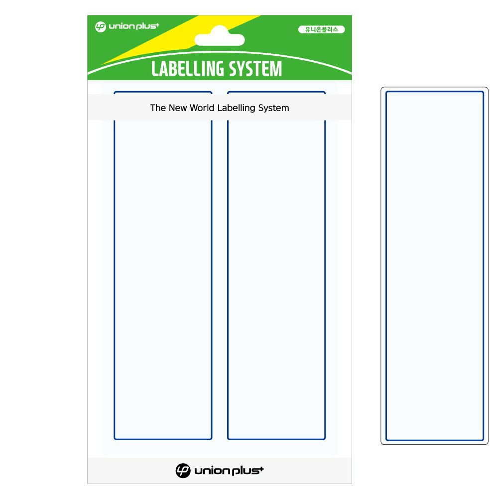 오늘의쇼핑은 유니온 견출지 일반 43x140 (UL-204) (청색) (10매입)