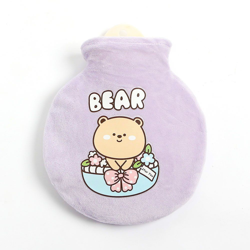 애니멀 원형 보온 물주머니240ml 곰