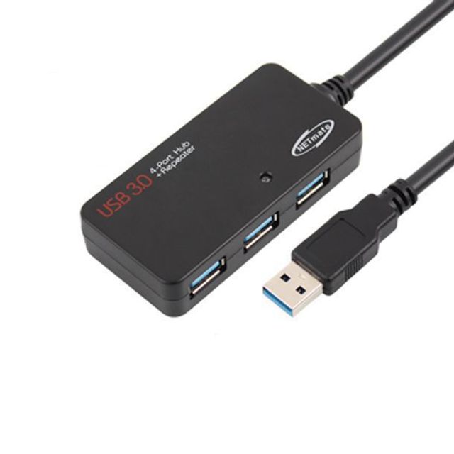 오늘의쇼핑은 USB3.0 4포트 허브 신호증폭 리피터 5Gbps 5m